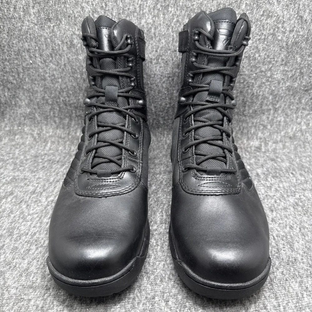 Bates E03180 Tactical Sport 2 Tall Side Zip Black Boots Mens Size 12 Medium New